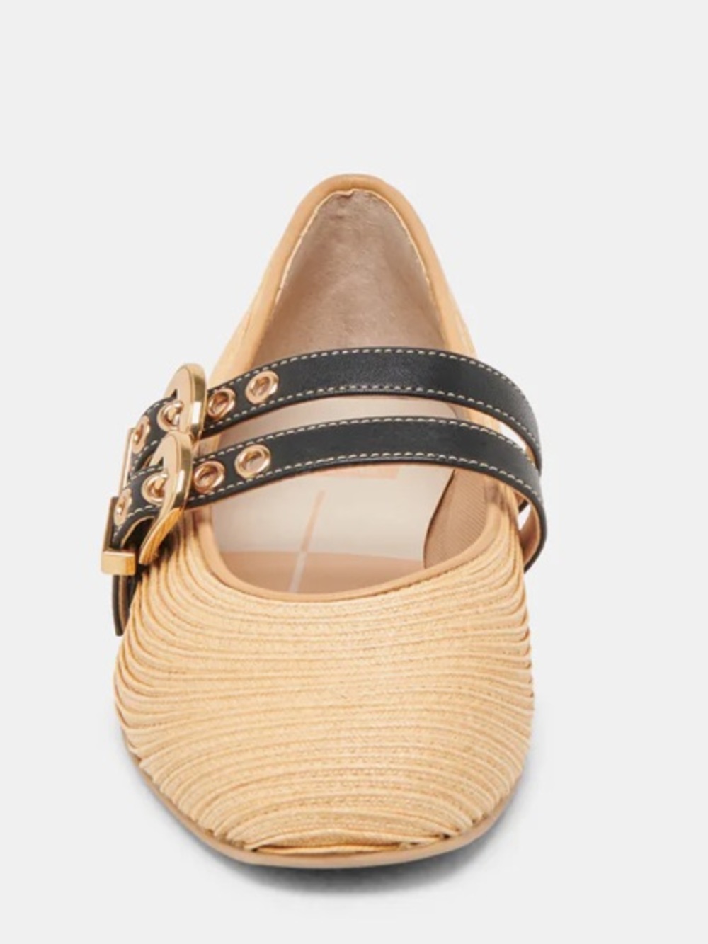 Dolce Vita Flats Baylee Ballet Flats Natural Raffia Sz 9.5 - Picture 4 of 14